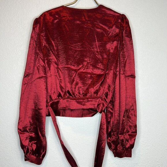 New Lovers and Friends Kelly Top in Wine Red Medium Revolve - Picture 6 of 13